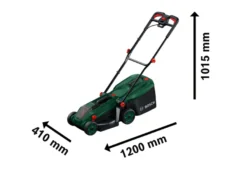 Bosch Akku Rotak 3-i-1-plæneklipper 18 V 5,0 Ah