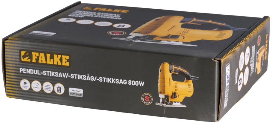 Falke® stiksav med pendul 800 W