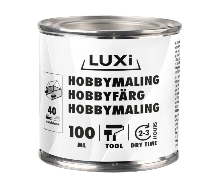 Hobbymaling grøn 100 ml - LUXI®