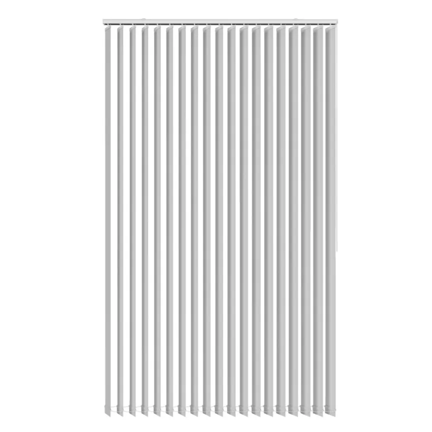 Lamelgardin hvid 150 x 250 cm