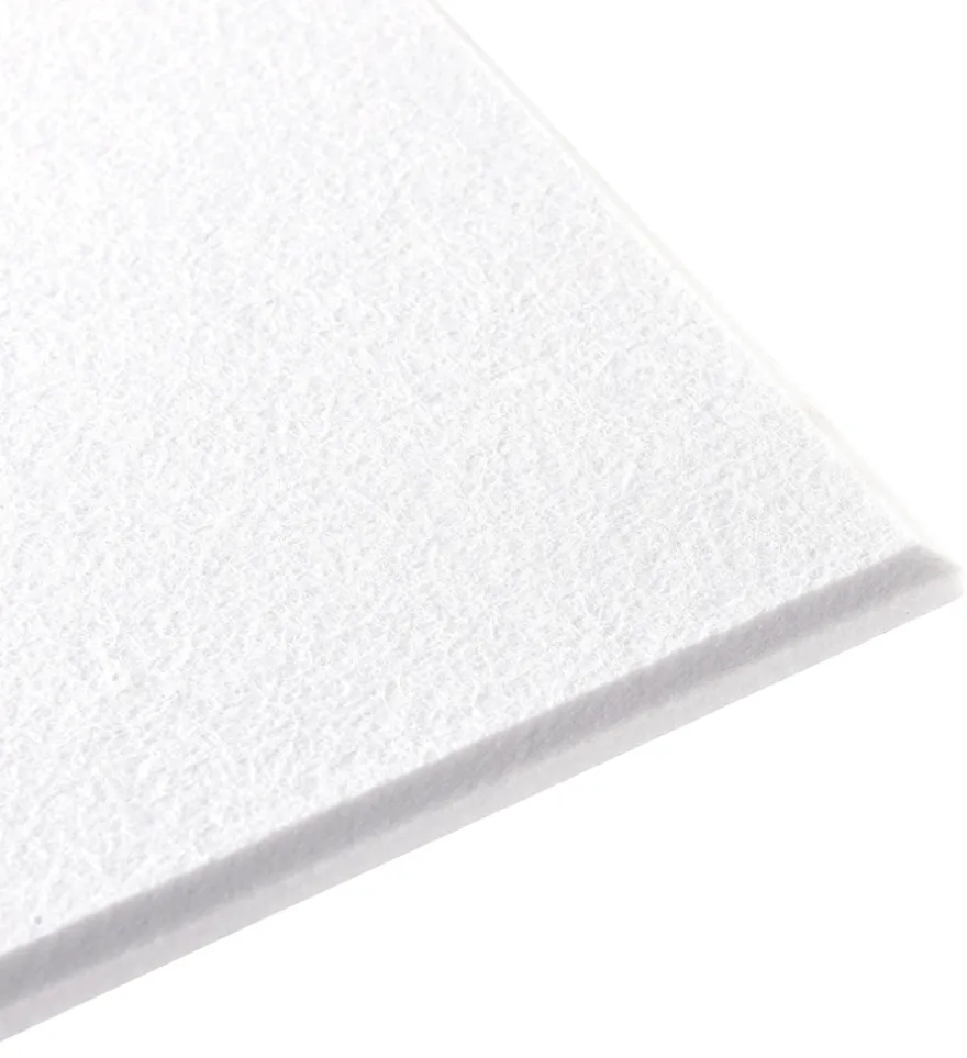 Loftplade FireGuard Polyester hvid 600 x 1200 x 9 mm