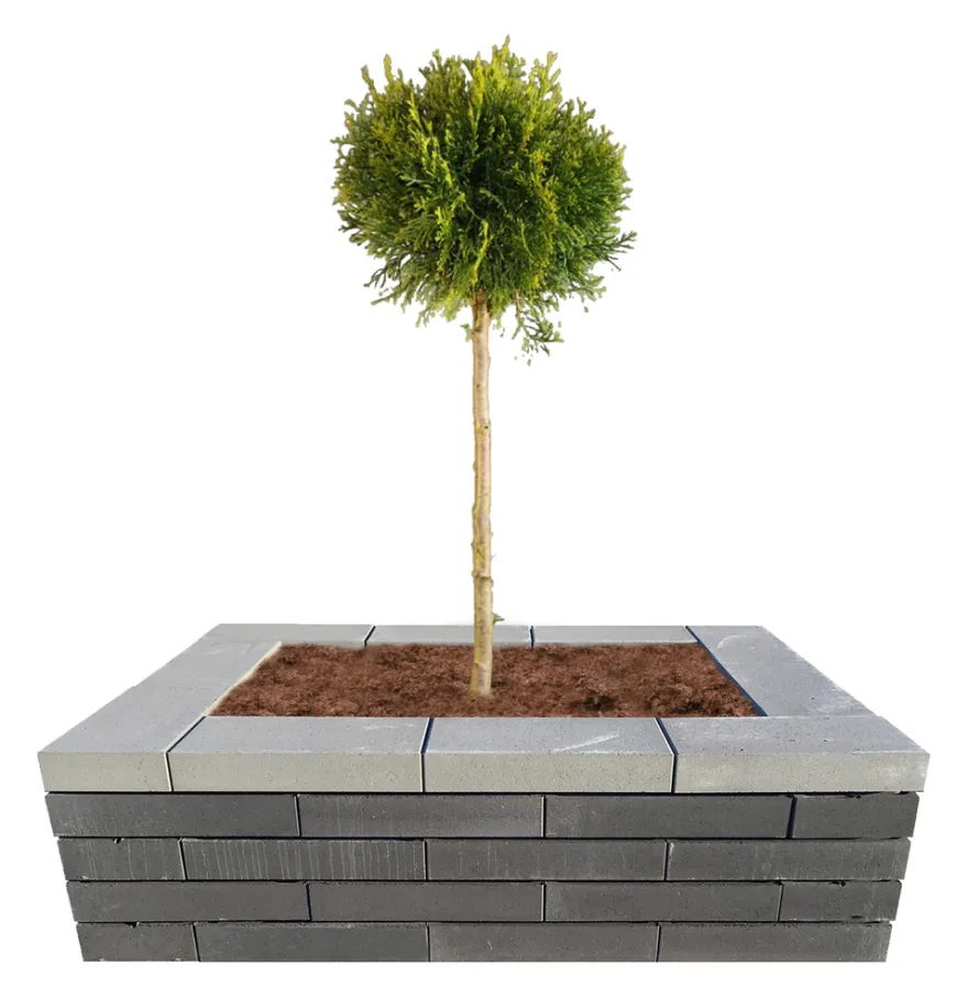 Murblok Nordic Wall grå 60 x 30 x 12 cm