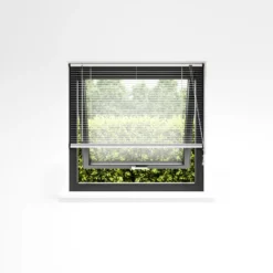 Persienne aluminium hvid 110 x 130 cm